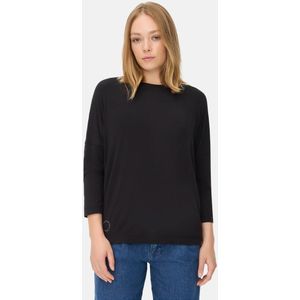 camel active - Shirt - Kaviaar - Lange Mouwen - Ronde Hals