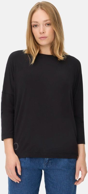 camel active - Shirt - Kaviaar - Lange Mouwen - Ronde Hals