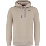 Ballin hoodie met backprint taupe