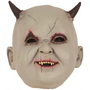 Halloween - Latex horror masker baby duivel