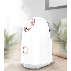 Livista Gezichtsstoomapparaat - Diepe reiniging & hydratatie – 150 ml water tan - eenvoudige bediening - wit