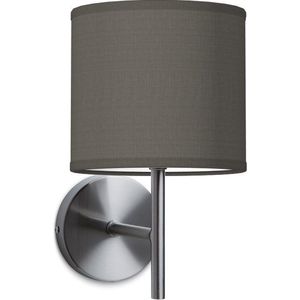 Home Sweet Home wandlamp Bling - wandlamp Mati inclusief lampenkap - lampenkap 16/16/15cm - geschikt voor E27 LED lamp - antraciet