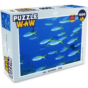 Puzzel Vis - School - Zee - Legpuzzel - Puzzel 1000 stukjes volwassenen