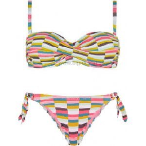 CYELL - Graphic top bikini foam wired Maat 42E