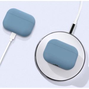 Jumada's  ""Geschikt"" voor Apple Airpods hoesje -  geschikt voor Airpods Pro - Softcase - Blauw - Beschermhoesje