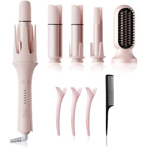 Ynkkvre - 4-in-1 Automatische Krultang - Met 4 Verwisselbare Rollers en Ionentechnologie