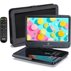 Equivera Draagbare DVD Speler Auto - DVD Speler - Voor Kinderen en Volwassenen - Handig voor Onderweg