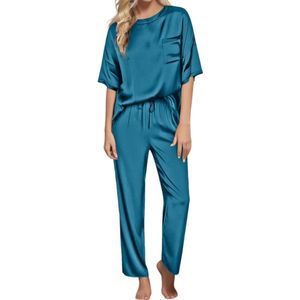 Boncy - Pyjama Set - Blauw - Nachtkleding - Volwassenen