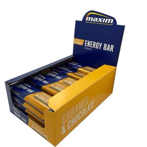 Maxim Energy Bar - 25 x 55g - Energierepen - Sportvoeding - Caramel Chocolate