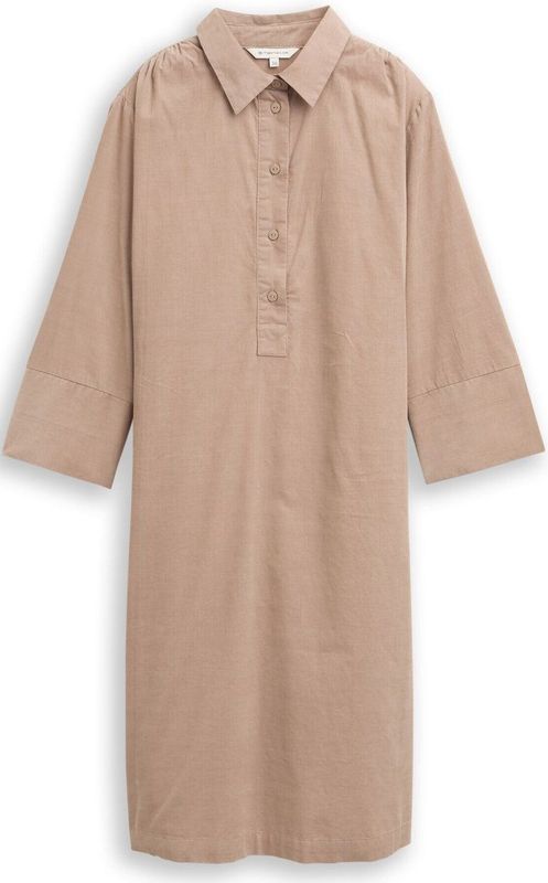 TOM TAILOR - Blousejurk - Taupe