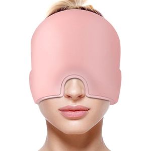 ApexArte® Migraine Masker - Hoofdpijn Muts - Directe Verlichting - Roze