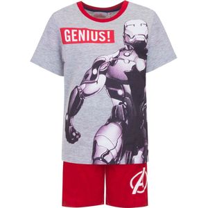 Avengers Iron Man - Pyjama / Shortama - Rood - Maat 116 - 6 jaar