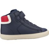 Geox B GISLI Boy Sneakers voor jongens, marineblauw/rood, 21 EU, rood (navy red), 21 EU