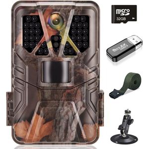 Wildcamera - Wildcamera voor Buiten - Wildcamera met Nachtzicht - Wild Camera - Buitencamera met Nachtzicht