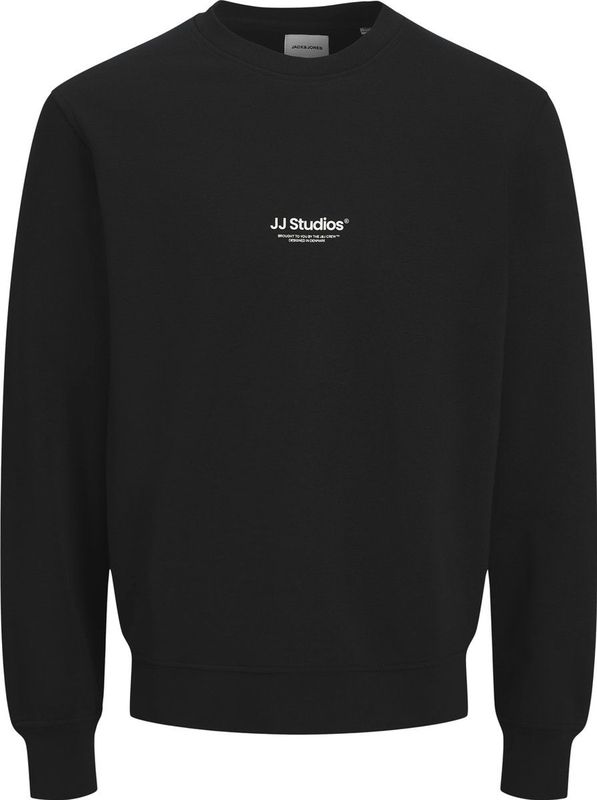 JACK & JONES Sweatshirt 'JHESOHO'  beige / zwart