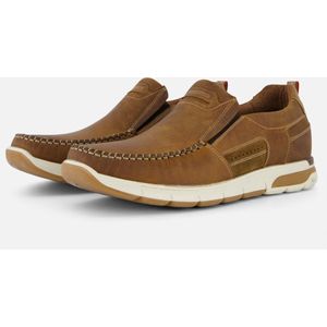 Outfielder Instappers cognac Nubuck - Maat 44