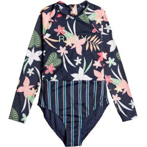 Roxy - Zwempak voor meisjes - Vacay for life - Lange mouw - Mood Indigo Alma Swim - maat 164cm