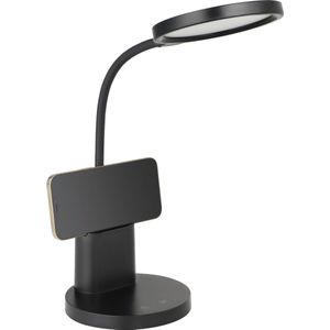 EGLO Brolini - tafellamp/bureaulamp - draadloos - inclusief LED - TOUCH - dimbaar - Zwart