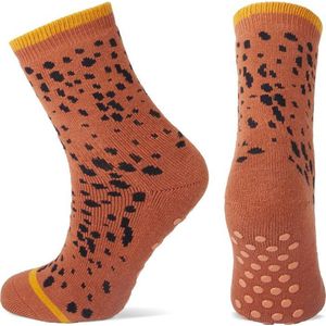Yellow Moon Antislip Sokken Spots 27-30