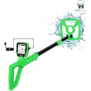 LifeStages - Metaaldetector Voor Kinderen - Oplaadbare Metaaldetector Met Grappig LCD-Scherm - Aanpasbaar Voor Kinderen - Lichtgewicht Metaaldetectoren Voor Kinderen - Outdoor Exploration