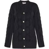 usha - FESTIVAL - Gebreid Vest - Zwart