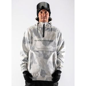 1080 PARKER-T Hoodie heren softshell | Wit | L | Wintersport Snowboard Ski Kleding