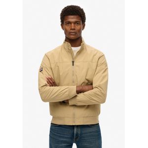 Superdry - Nylon Harrington Jas - Relaxte Pasvorm - Zwart