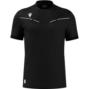 Macron Ponnet Eco Scheidsrechtersshirt Korte Mouw Heren - Zwart | Maat: 3XL