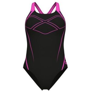 Arena - Feel Graphic Swim Pro - Badpak - Zwart - MaxFit Eco