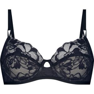 Hunkemöller Dames Lingerie Niet-voorgevormde beugel bh Sophia - Zwart - maat C85