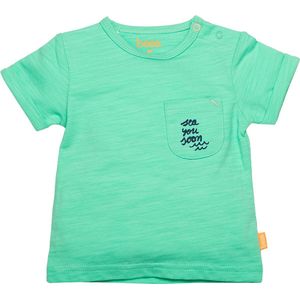 T-shirt Slub - Green - BESS - maat 50
