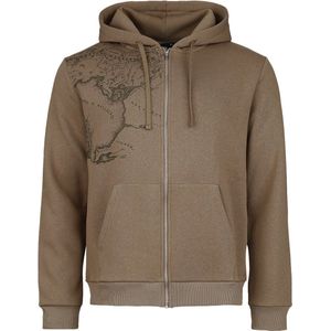 The Lord Of The Rings Rohan Gondor Map Vest met capuchon lichtbruin XXL