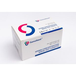 Sperma Concentratie Sneltest – 1 stuk – Zelftest voor vruchtbaarheid – Drempel ≥15 miljoen/ml – Uitslag in enkele minuten (totale doorlooptijd ±15–20 min) – Inclusief opvangbeker, pipet, kleurstof & wasoplossing