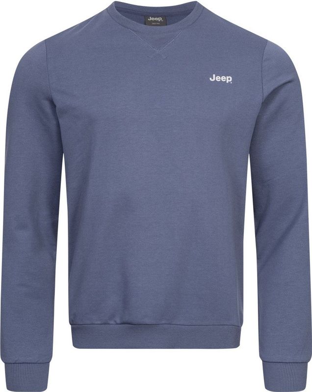 Jeep - Sweatshirt - Zwart - 2XL - Katoen en Polyester
