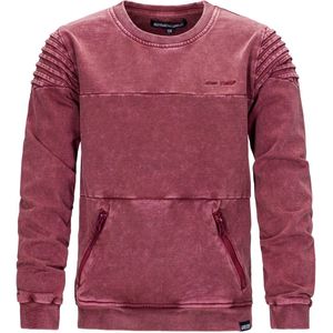 4PRESIDENT Sweater jongens - Red - Maat 74 - Jongens trui