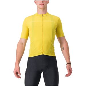 Castelli Classifica Jersey Met Korte Mouwen Geel XL Man