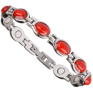 Magneet Armband Lady Red Gem - XL