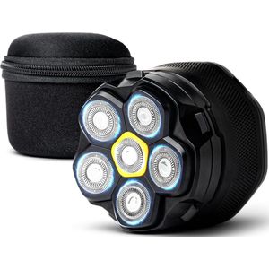 White-Label® Skull Shaver - Scheerapparaat Mannen - Bodygroomer - Trimmer - Zwart