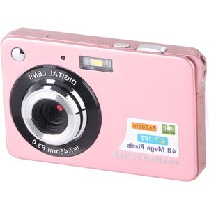 Digitale Camera met 27 Inch LCD 4K 48 MP Camera Point-and-shoot-camera met 8x Zoom Anti-shake Compacte Vlogcamera voor Jongens Meisjes Tieners (-2214220133012)