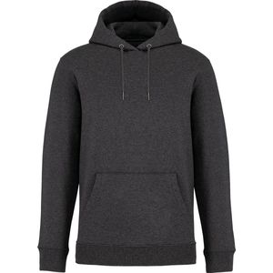 Biologische unisex hoodie met capuchon merk Native Spirit Volcano Grey Heather - 3XL