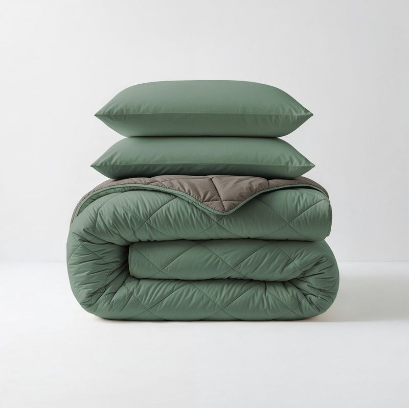 Sleeptime 2 in 1 Diamant Dekbed - Dekbed zonder Overtrek Inclusief Kussenslopen - 200x200