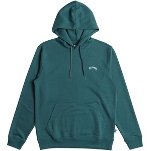 Billabong - Arch Hoodie - Groen - Sweatshirt - Heren - Dubbel Geverfd Fleece