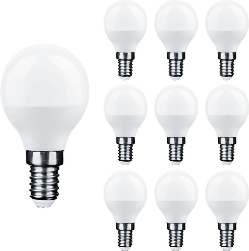 Technik E14 LED Lamp - Daglicht Wit - 6W - 490lm - G45 - Vervangt 45W Gloeilamp - 10 stuks