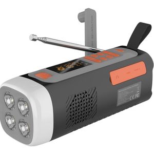 MKSS® Bouwradio met Accu - Noodradio - DAB