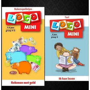 Voordeelset Loco Mini: Rekenen met geld mini + Ik kan lezen