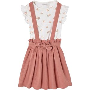 Set - Rok en Shirt - Gestreept - Marineblauw - Katoen