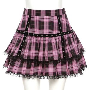Anime cosplay rok vrouwen - Polyester - Gothic - Hoge taille - Kostuum - Voor haar - Voor XXL en XXXL