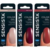 Sensista Fall-in For You - Gellak Voordeelset - Nude - Bruin - Gel Nagellak voor LED Lamp - 3 Stuks