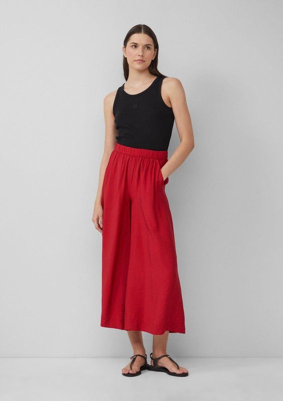 Culottes - Vloeiende Rok - Zwart - Viscosemix