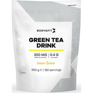 Body & Fit Superfoods Green Tea Drink - Groene Thee Citroen - 60 kopjes (300 gram)